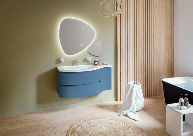 ALLIBERT VERSO BADMØBEL 90 CM - MAT BLÅ