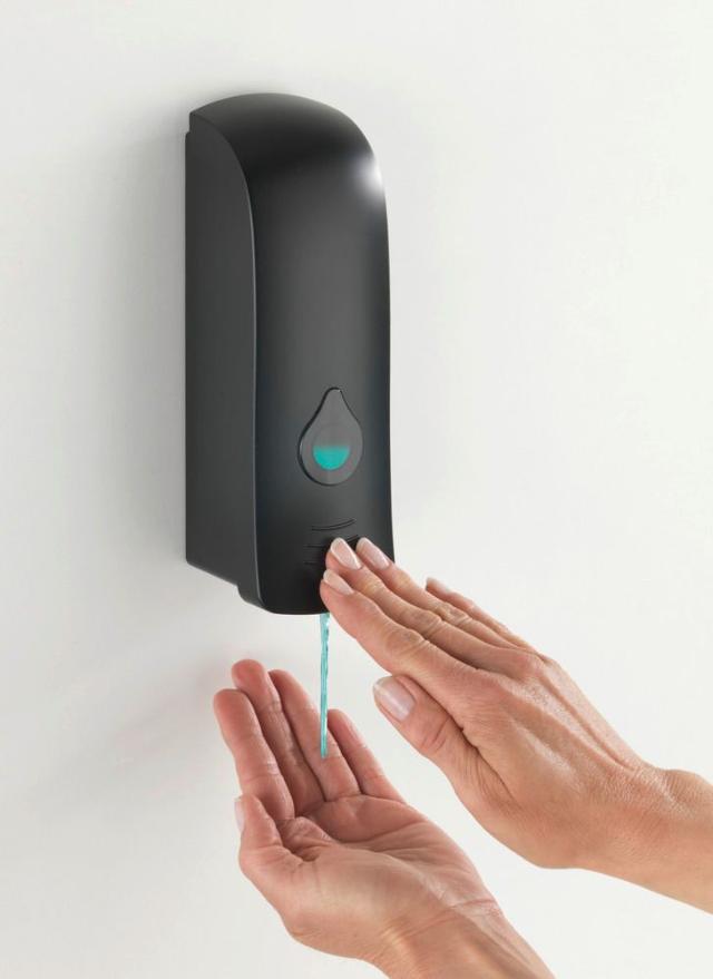 WENKO VÆGDISPENSER RANERA 280 ML, SORT