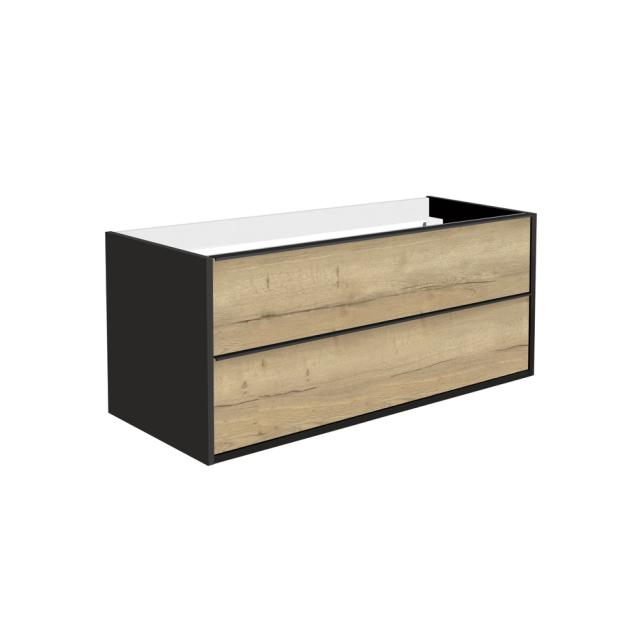 ALLIBERT BORDER UNDERSKAB 120 CM - MAT SORT / HALIFAX EG