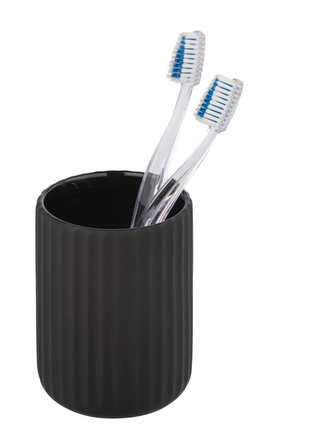 WENKO BELLUNO VANDKRUS - SORT KERAMIK