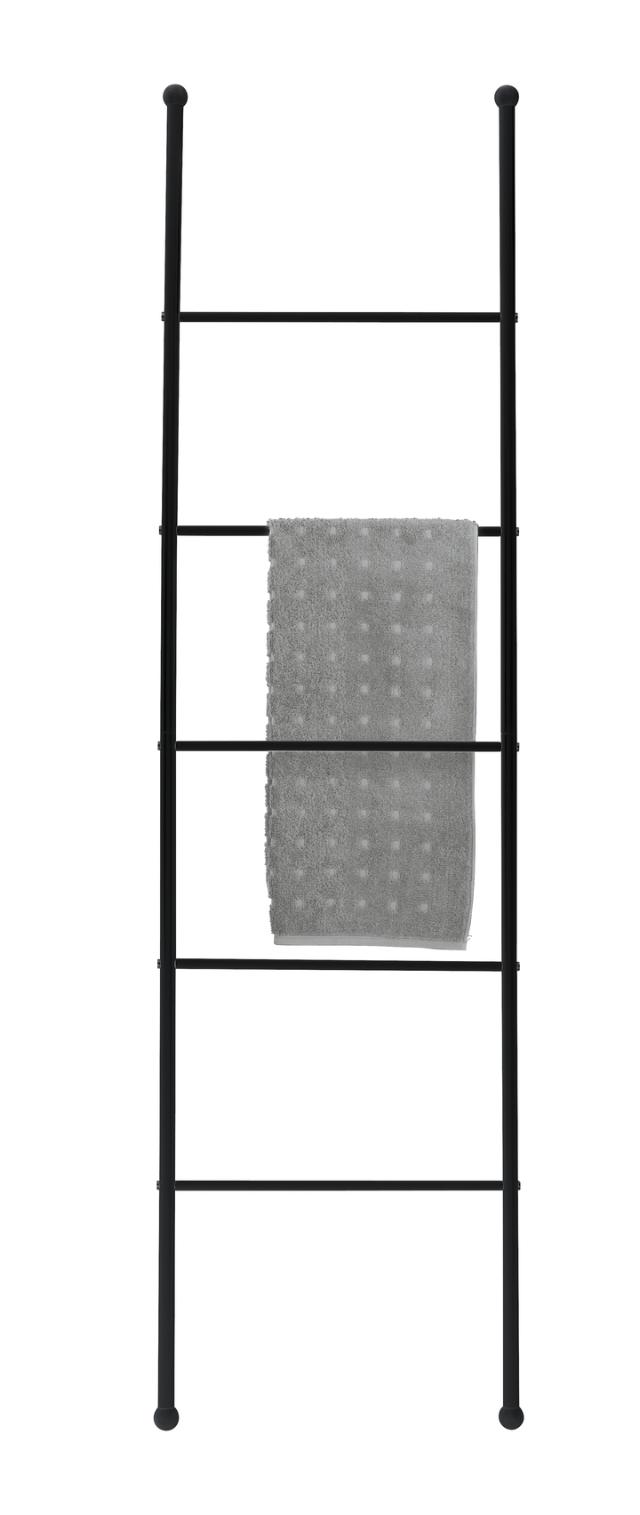 WENKO VIVA HÅNDKLÆDESTIGE - MAT SORT