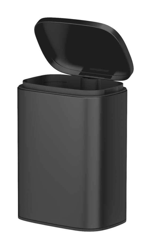 WENKO SARE VÆGMONTERET SKRALDESPAND 5L - MAT SORT