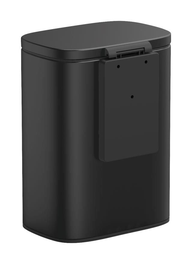 WENKO SARE VÆGMONTERET SKRALDESPAND 5L - MAT SORT