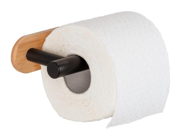 WENKO OREA TOILETRULLEHOLDER - BAMBUS