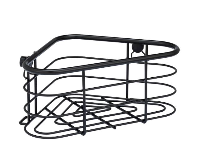 WENKO TRESTINA HJØRNEHYLDE  - SORT