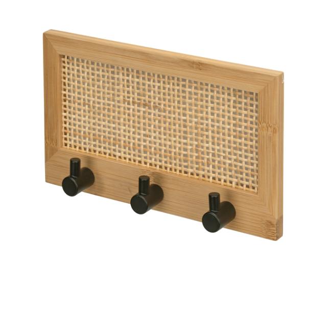 WENKO ALLEGRE KNAGERÆKKE M/3 KNAGER - BAMBUS