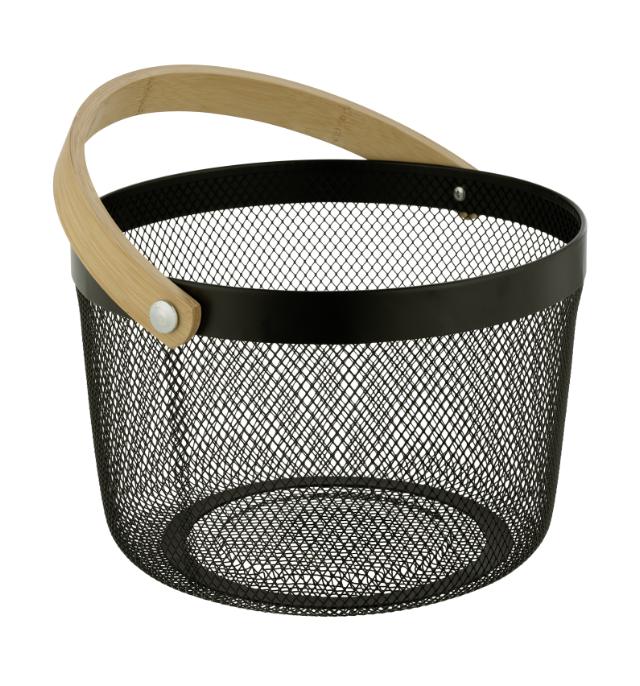 *WENKO BAMBUSA KURV MED HÅNDTAG I BAMBUS