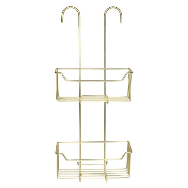 WENKO SHOWER CADDY M/ 2/HYLDER - GULD