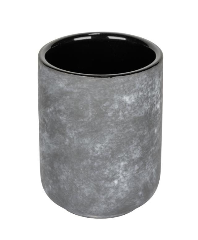 WENKO SAVILE TANDKRUS - GRÅ KERAMIK