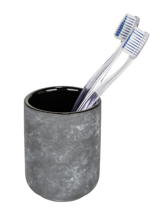 WENKO SAVILE TANDKRUS - GRÅ KERAMIK