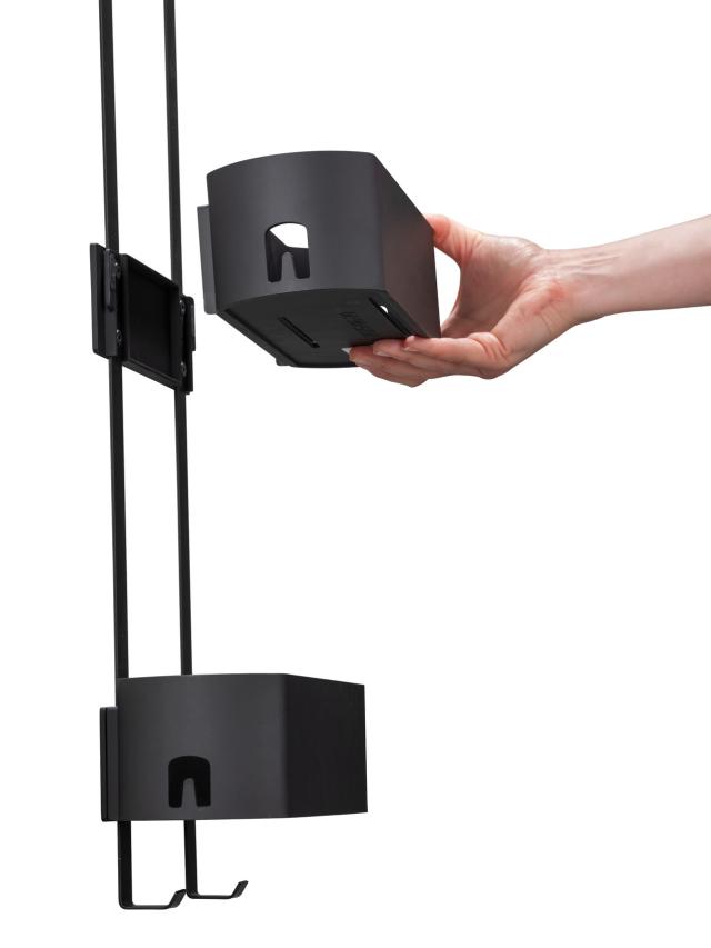 WENKO GAROS SHOWER CADDY - SORT