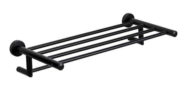 WENKO MONTIANO HÅNDKLÆHOLDER - MAT SORT