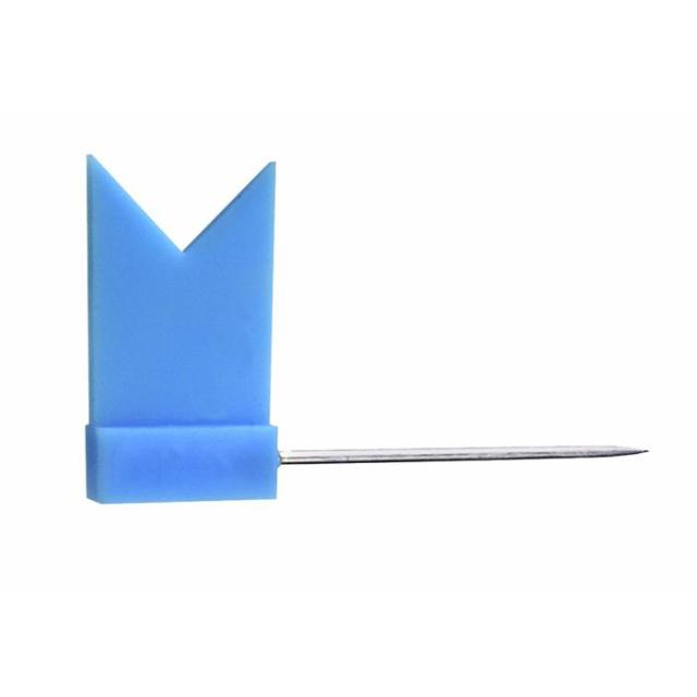 CONNEX KNAPPENÅL M/ FLAG 20 STK - BLÅ