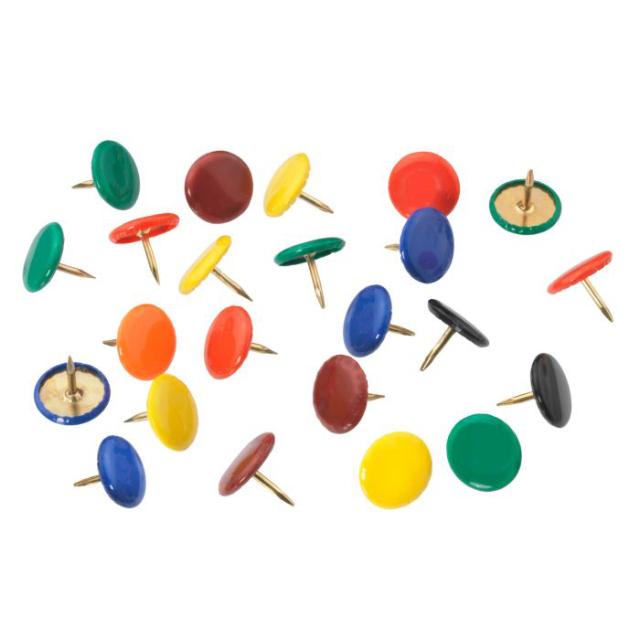 CONNEX KNAPPENÅLE 80 STK - ASS. FARVET