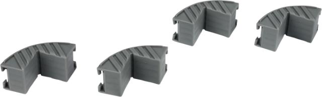 CONNEX KANTBESKYTTELSE  4 STK - GRÅ