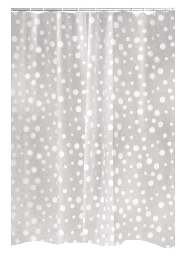 RIDDER ECO BRUSEFORHÆNG VINYL - 180 X 200 CM - SCHNEEFLOCKE