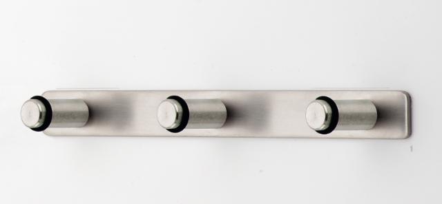 *MILLEX DECO STEEL KROGRÆKKE M/ 3 KNAGER - RUSTFRI STÅL