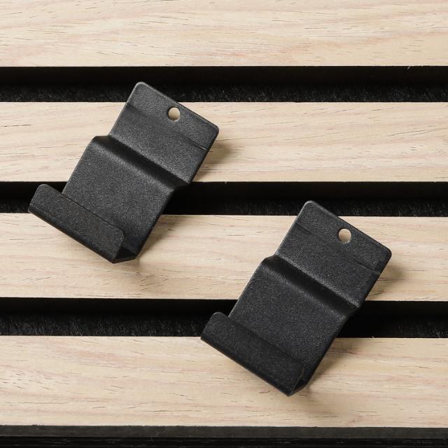 MILLEX KNAGER 2 STK T/ VANDRET AKUSTIKPANEL- SORT