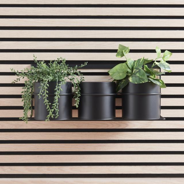 MILLEX MATSORT UNI OPBEVARING 3 STK TIL AKUSTIKPANEL - SORT