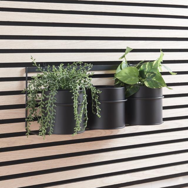 MILLEX MATSORT UNI OPBEVARING 3 STK TIL AKUSTIKPANEL - SORT