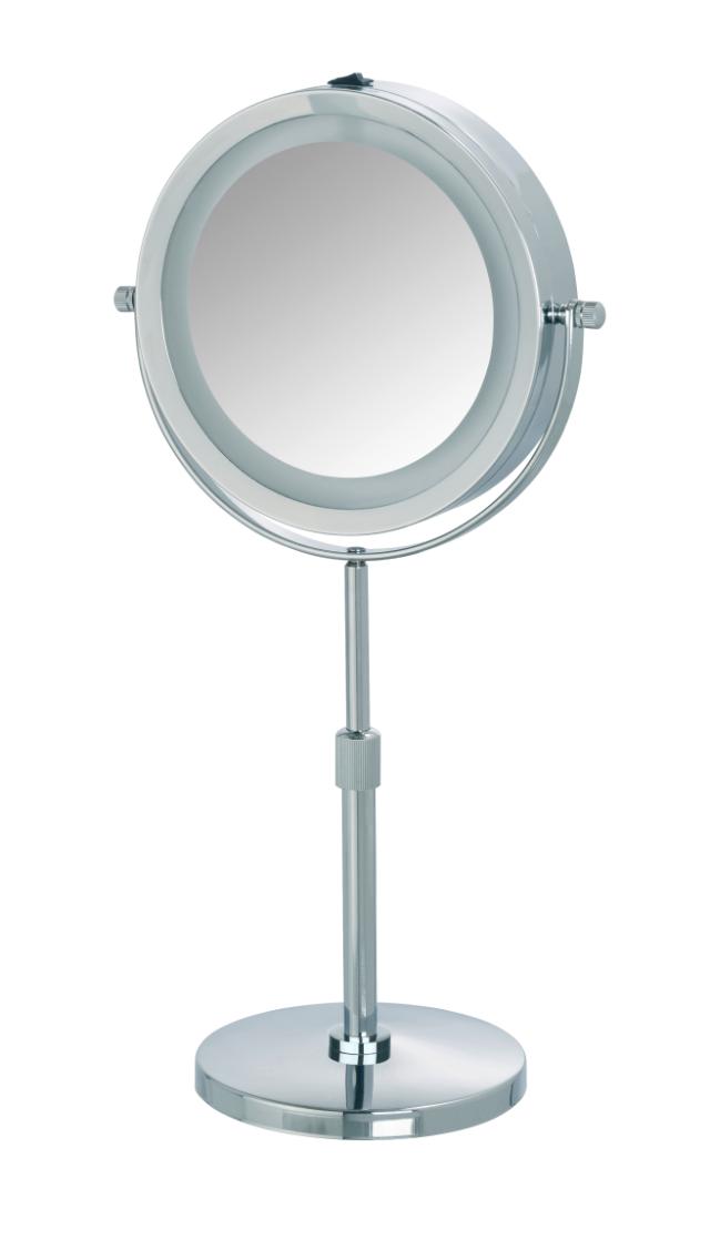 WENKO LUMI LED KOSMETIKSPEJL - Ø 22 CM. 500%