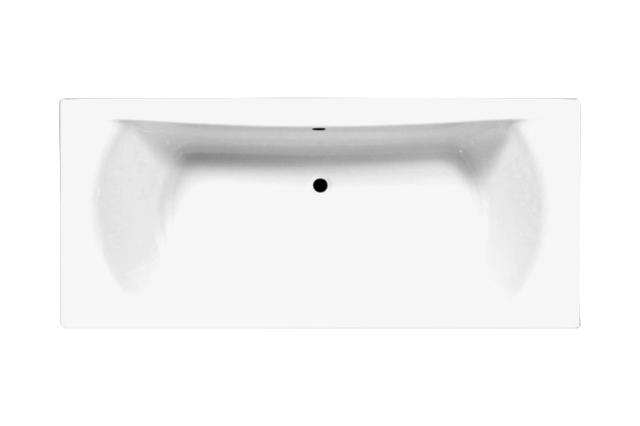 BEST DESIGN WELLNESS BADEKAR - 180 CM - HVID