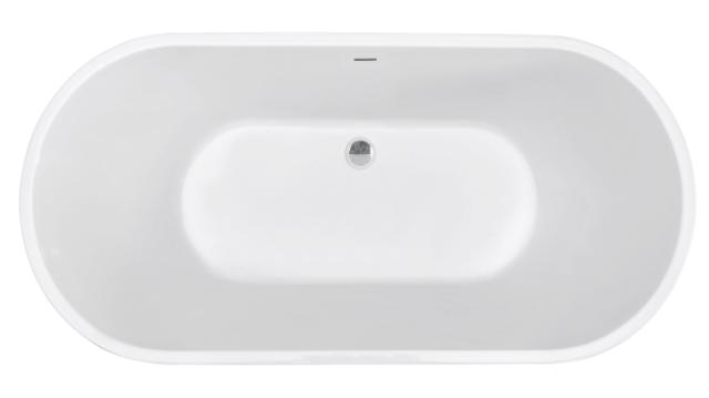 BEST DESIGN BECOMA BADEKAR - 178 CM - HVID / SORT