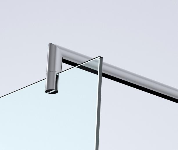 BEST DESIGN STØTTESTANG - 120 CM - BØRSTET KROM