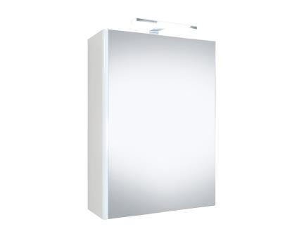 BEST DESIGN HAPPY LED SPEJLSKAB - 50 X 60 CM - HVID