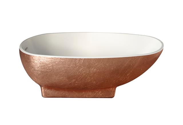 BEST DESIGN COLOR FRITSTÅENDE BADEKAR - 173.5 X 77 X 60 CM - BRONZE