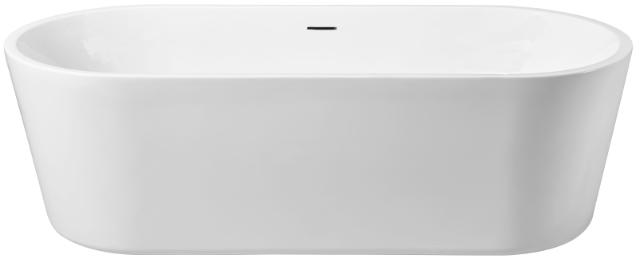 BEST DESIGN BECOMA FRITSTÅENDE BADEKAR - 178 X 80 X 56 CM - MAT HVID