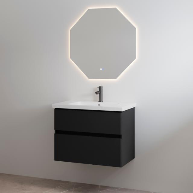 BEST DESIGN QUICK ONE-BOX MØBELSÆT - 80 CM - MAT SORT