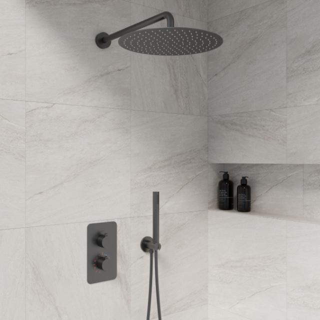 BEST DESIGN MOYA INDBYGNINGS BRUSESÆT - GUN METAL