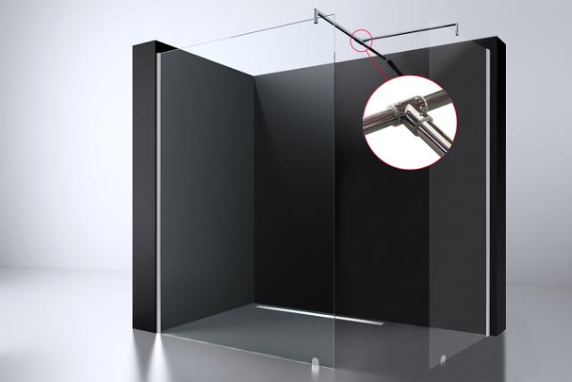 BEST DESIGN T-STYKKE T/ RUND BRUSESTANG - KROM