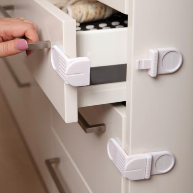 DREAMBABY VINKEL LÅSE 2 STK - HVID