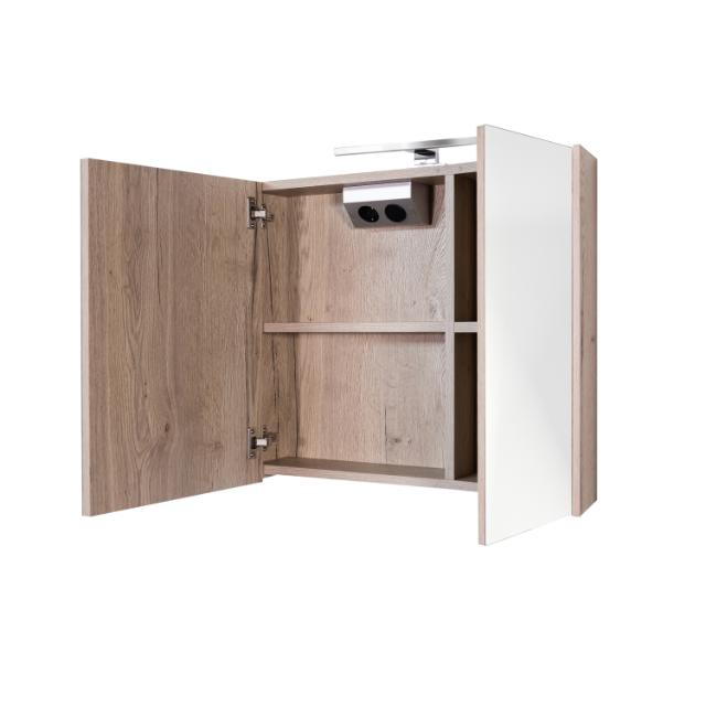 BEST DESIGN HAPPY LED SPEJLSKAB - 60 X 60 CM - HALIFAX EG