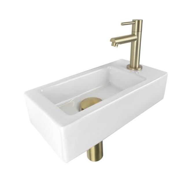 BEST DESIGN NANCY ONE PACK HÅNDVASK - HØJRE - MAT GULD