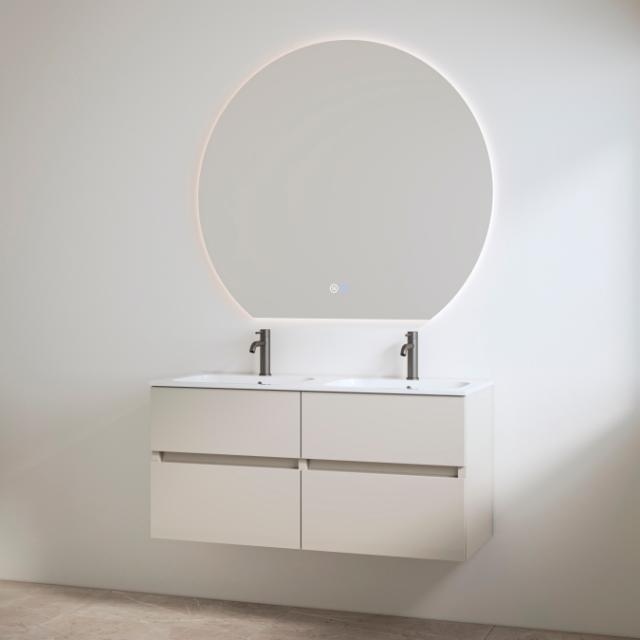 BEST DESIGN BORA ONE-BOX MØBELSÆT M/ HANEHULLER - 120 CM - MAT TAUPE