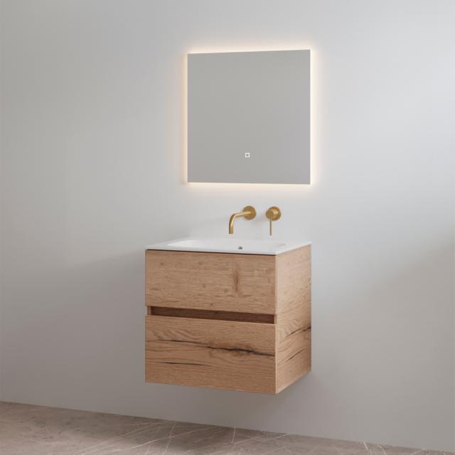 BEST DESIGN SPLASH ONE-BOX MØBELSÆT U/ HANEHUL - 60 CM - HALIFAX EG