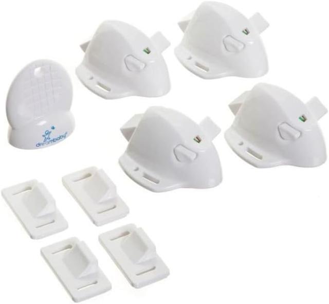 *DREAMBABY KLÆBENDE MAG LÅS - HVID