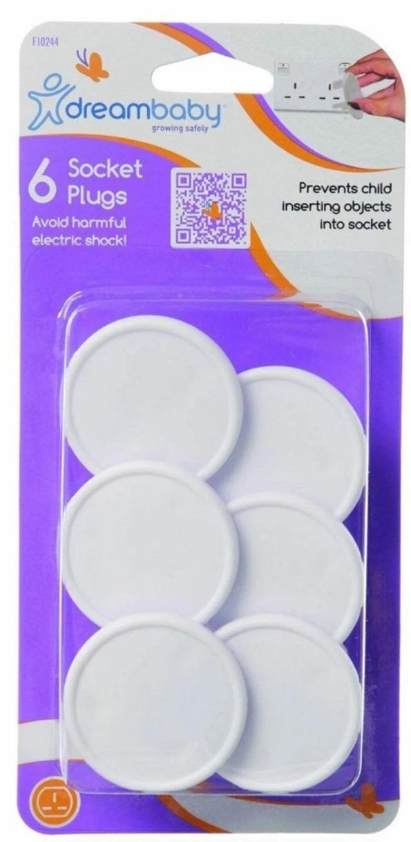 DREAMBABY STIKPROPPPER 6 STYKS - HVID