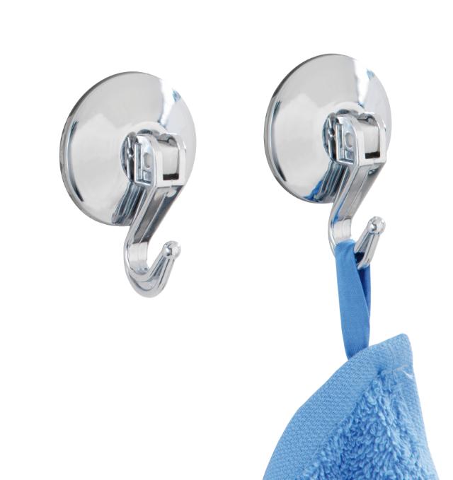 WENKO SUGEKOP KROGE - 2 STK. KROM