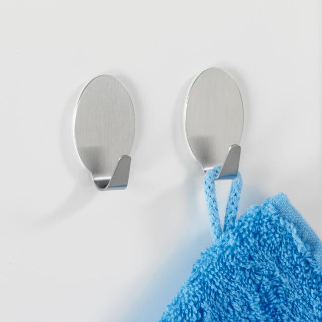 WENKO 2 STK. MAXI KROGE I BØRSTET RUSTFRIT STÅ