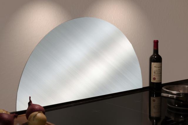 MILLEX STÆNKPLADE HALVCIRKEL - 60 X 30 CM - RUSTFRI STÅL