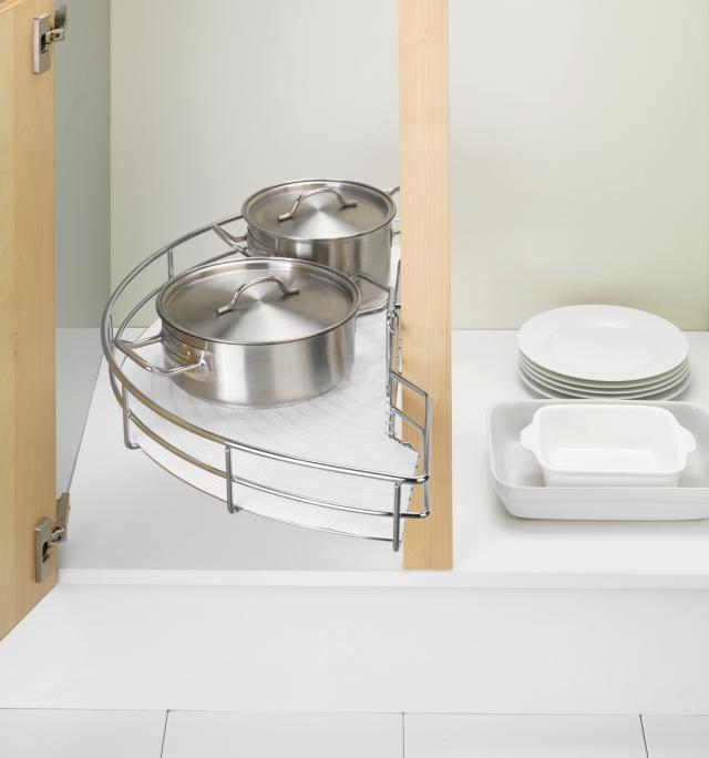 WENKO ANTI.SKRID MÅTTE DOTS 150X50  CM. - HVID