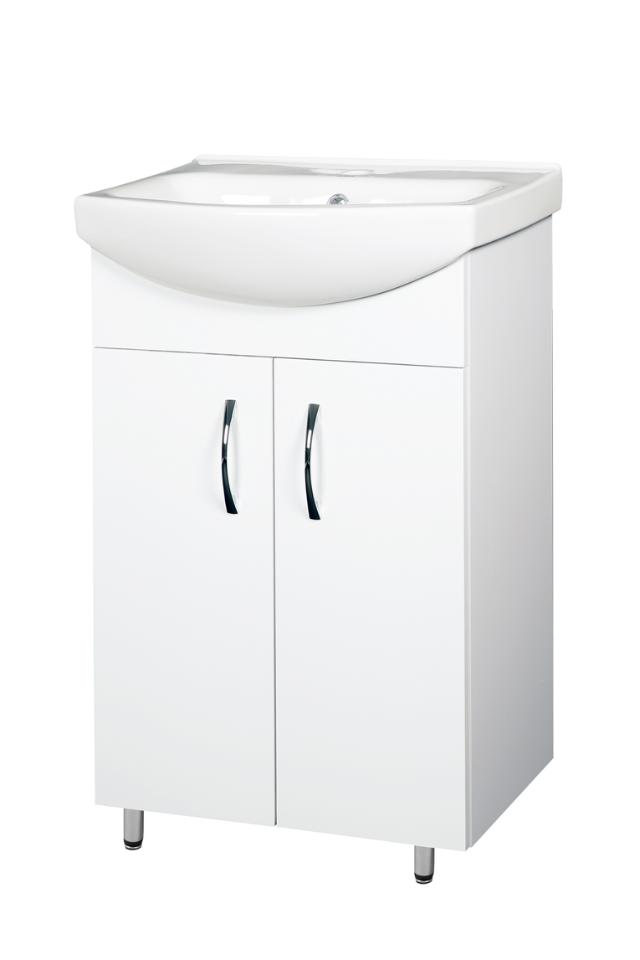 KIEV ONE BOX MØBELSÆT - 55 CM - HVID HØJGLANS