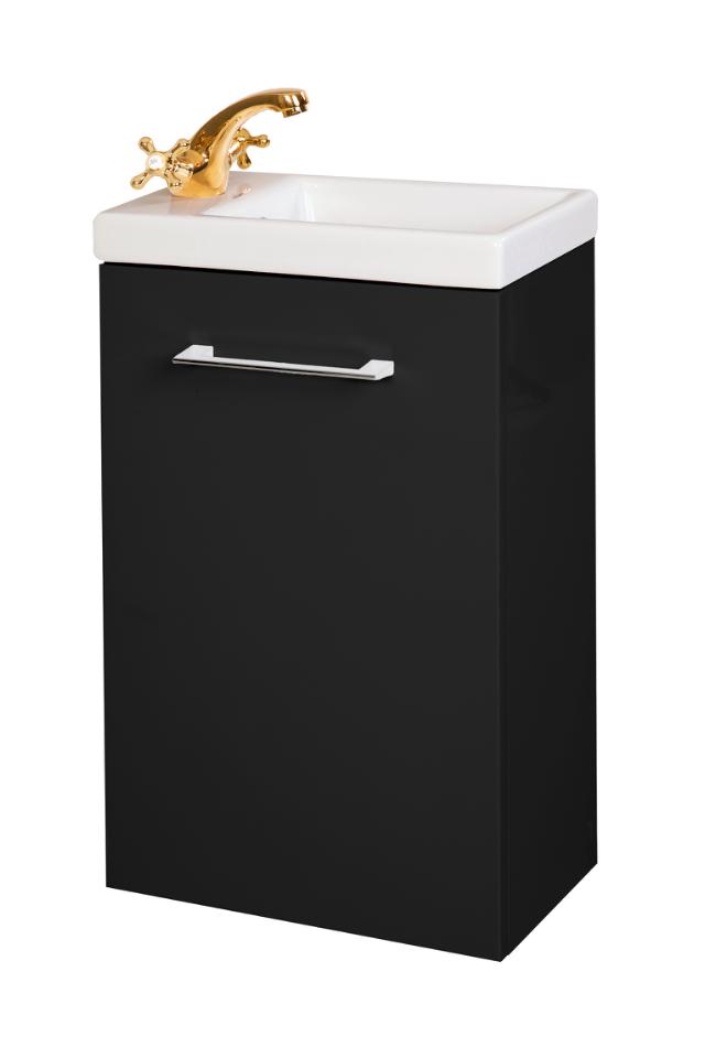 NORTIQ *PORTO ONE BOX MØBELSÆT - 40 CM - SORT HØJGLANS