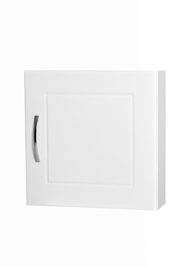 HOUSE BADSKAB M/1 LÅGE - HVID HØJGLANS