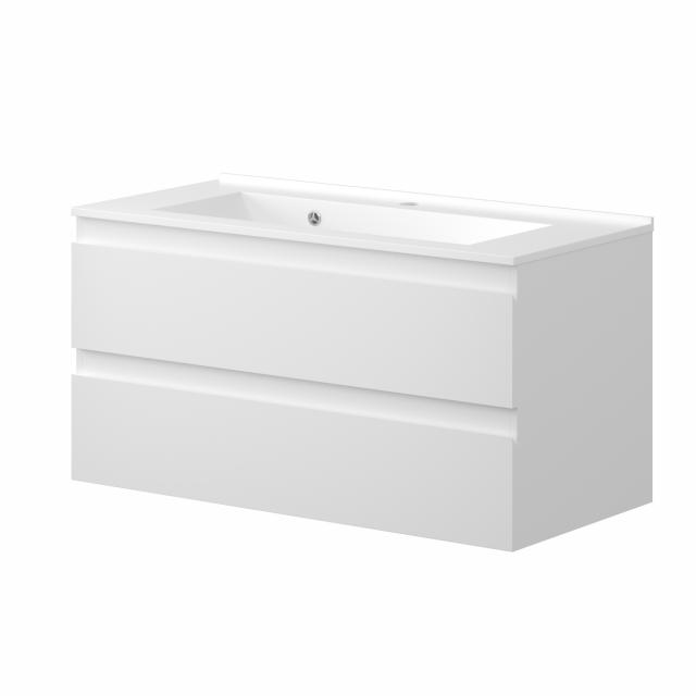 NORTIQ VENEDIG BADMØBEL - 100 CM - HVID HØJGLANS