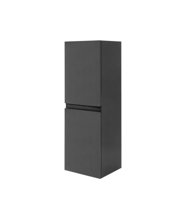 NORTIQ VENEDIG HØJSKAB - 125 CM - ANTRACIT HØJGLANS